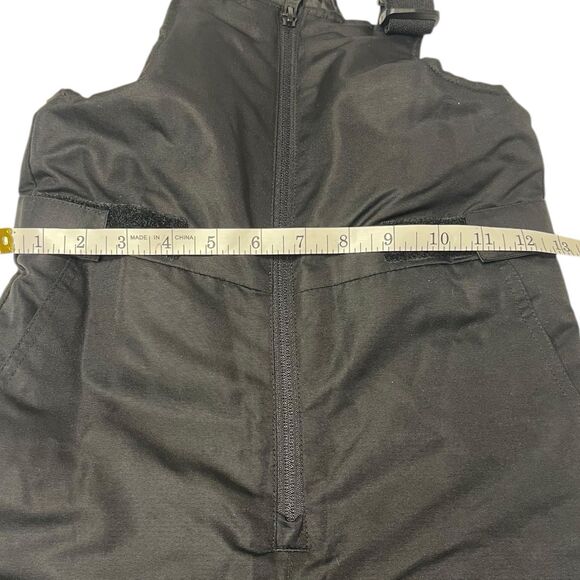 SwissTech Kids Snow Bib Overalls XS 4-5 Black Waterproof Winter Sledding Gear - Picture 4 of 10